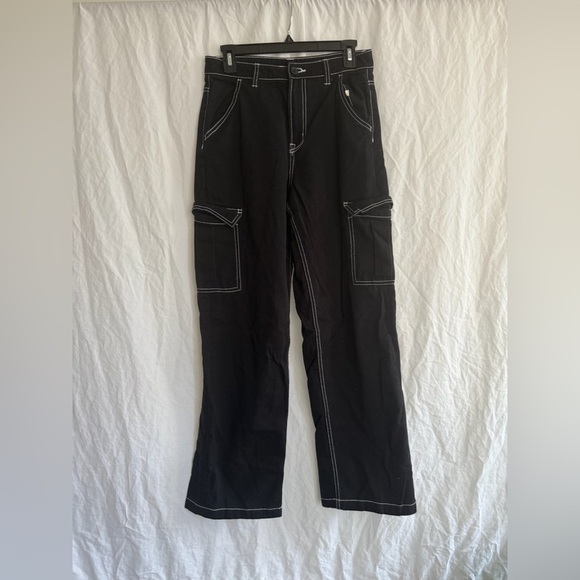 H&M TWILL CARGO PANTS Size 4 - Picture 2 of 13